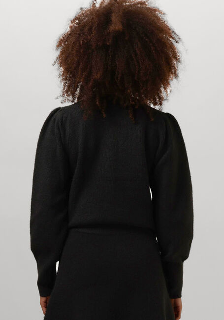Schwarze NEO NOIR Strickjacke NUNA KNIT CARDIGAN - large