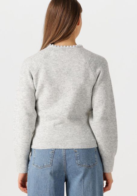 Hellgrau NEO NOIR Strickjacke LILY PEARL KNIT CARDIGAN - large