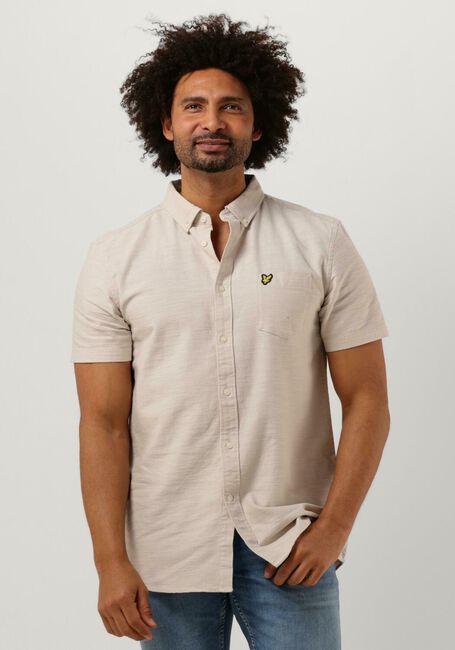 Nicht-gerade weiss LYLE & SCOTT Casual-Oberhemd COTTON SLUB SHORT SLEEVE SHIRT - large