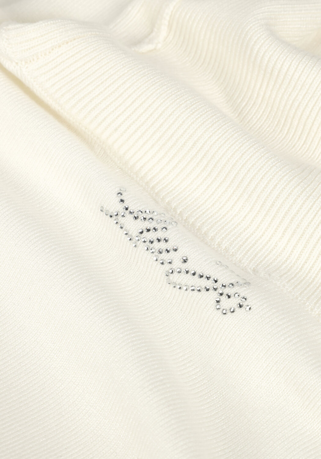 Wei&szlig;e LIU JO Rollkragenpullover ECS MAGLIA CIUSA M/C GLAM - large