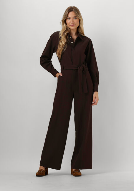 Braune VANILIA Jumpsuit CLASSY STRUCTURED JUMPSUIT - large