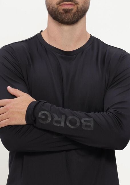 Schwarze BJORN BORG T-shirt BORG LONG SLEEVE T-SHIRT - large
