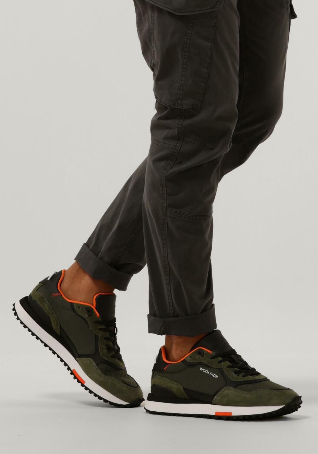 Gr&uuml;ne WOOLRICH Sneaker Low RETRO SNEAKER MAN - large