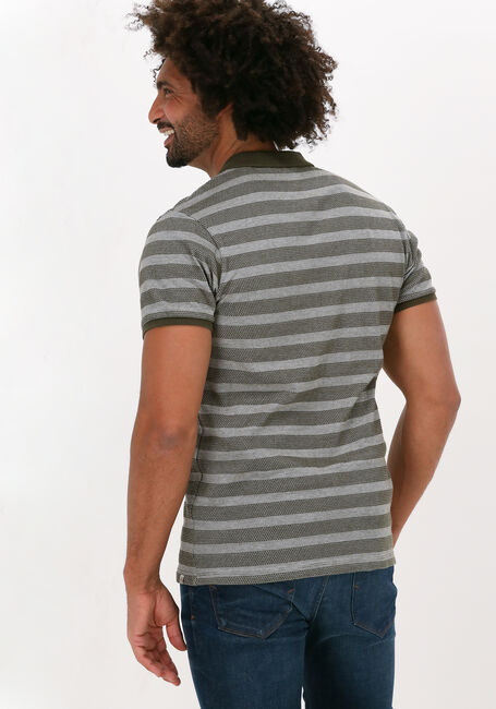 Grüne DSTREZZED Polo-Shirt POLO S/S BRICK STRIPE - large