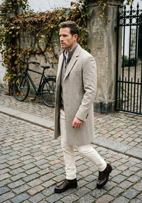Beige BOSS BLACK Jacken H-HYDE-J-244 - large
