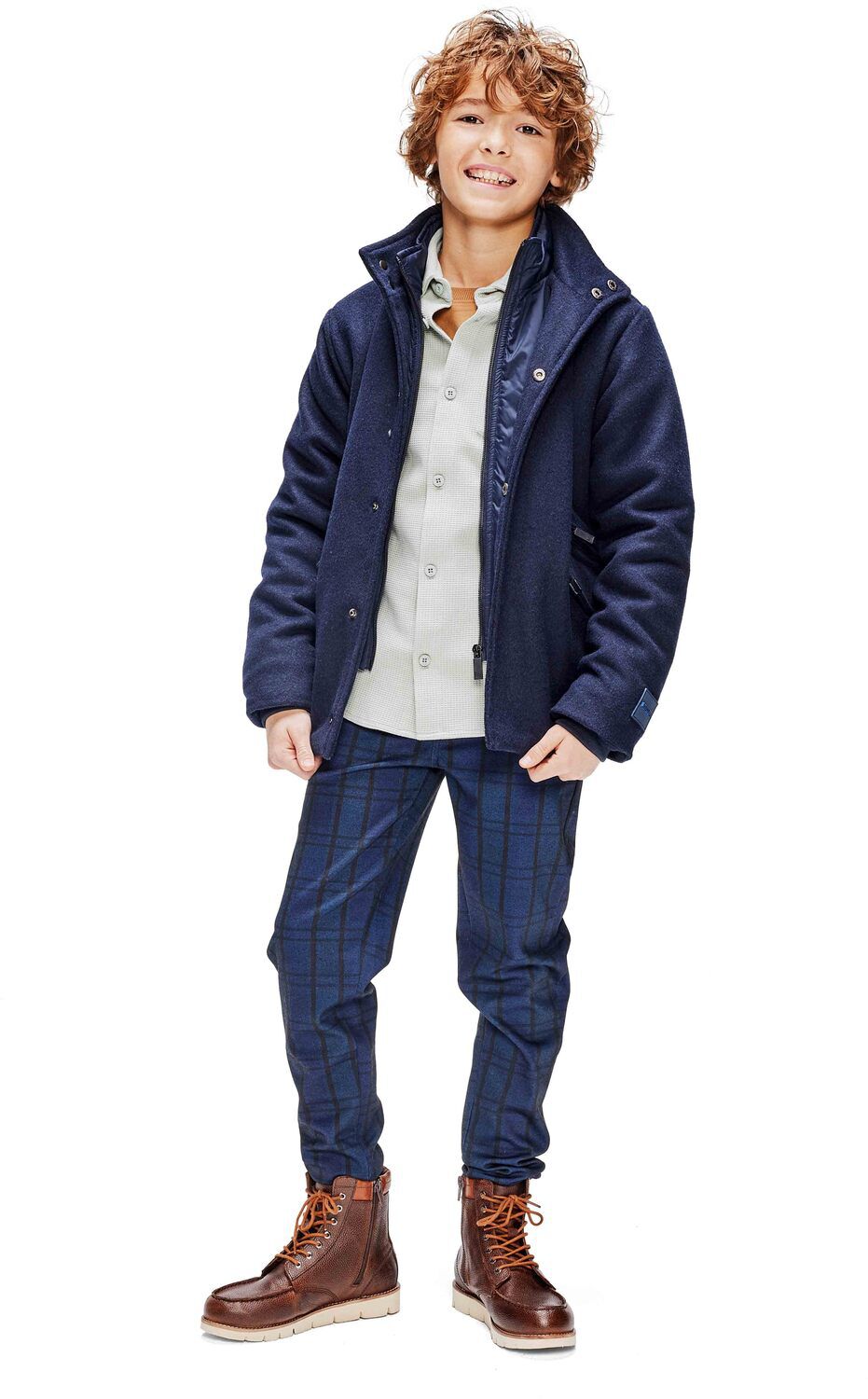 Gr&uuml;ne RETOUR Casual-Oberhemd GINO OVERSHIRT - large