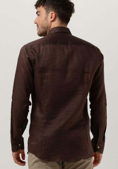 Braune PORTO MILANO Klassisches Oberhemd LAGOS - large