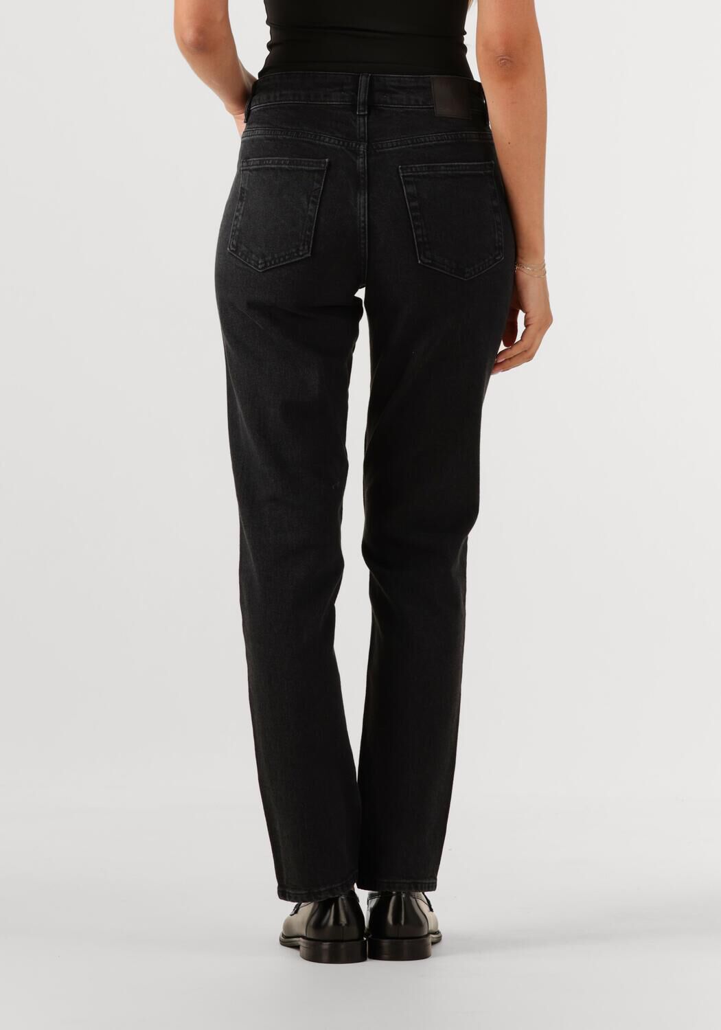 Schwarze SELECTED WOMEN Slim fit jeans SLFSLIM BEA-KORI MW JEANS - large