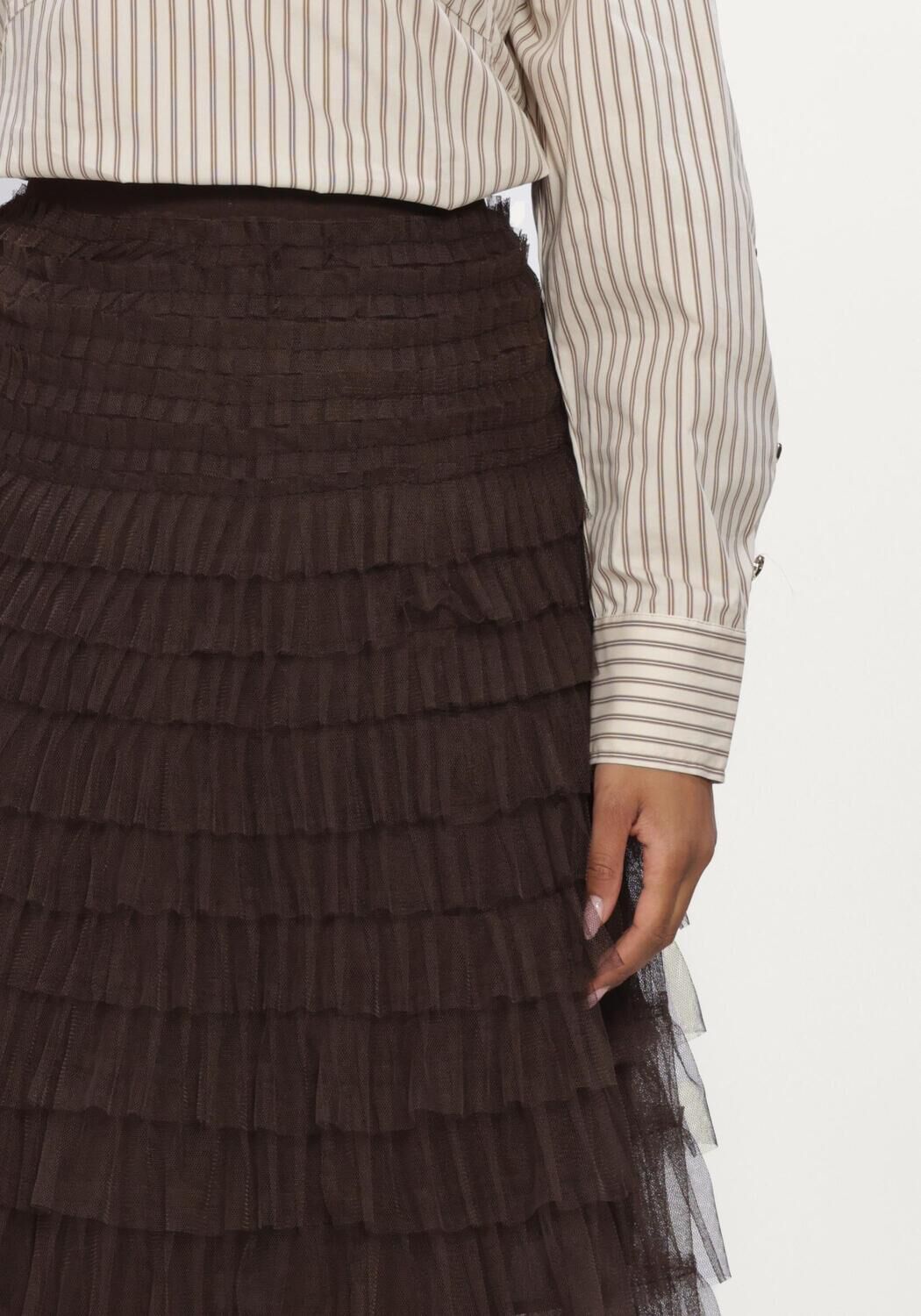 Braune CO'COUTURE Maxirock 34238 JADECC SKIRT - large
