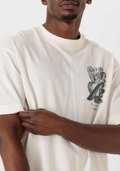 Nicht-gerade weiss SELECTED HOMME T-shirt SLHRELAXWILL LICENSE SS O-NECK TEE - large