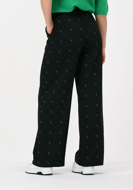 Schwarze GESTUZ Weite Hose HANNIE HW PANTS - large
