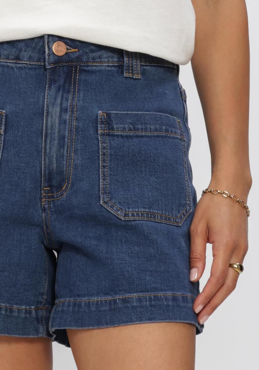 Blaue Y.A.S. Kurze Hosen YASNEMA HMW DENIM SHORTS - large