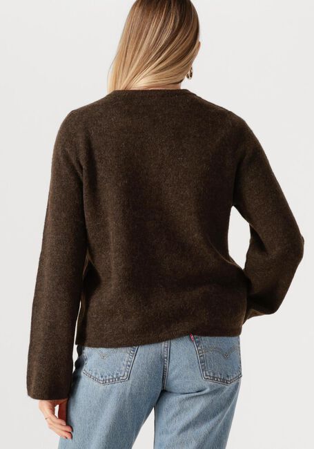 Braune SELECTED WOMEN Strickjacke SLFLULU NEW LS KNIT CARDIGAN - large