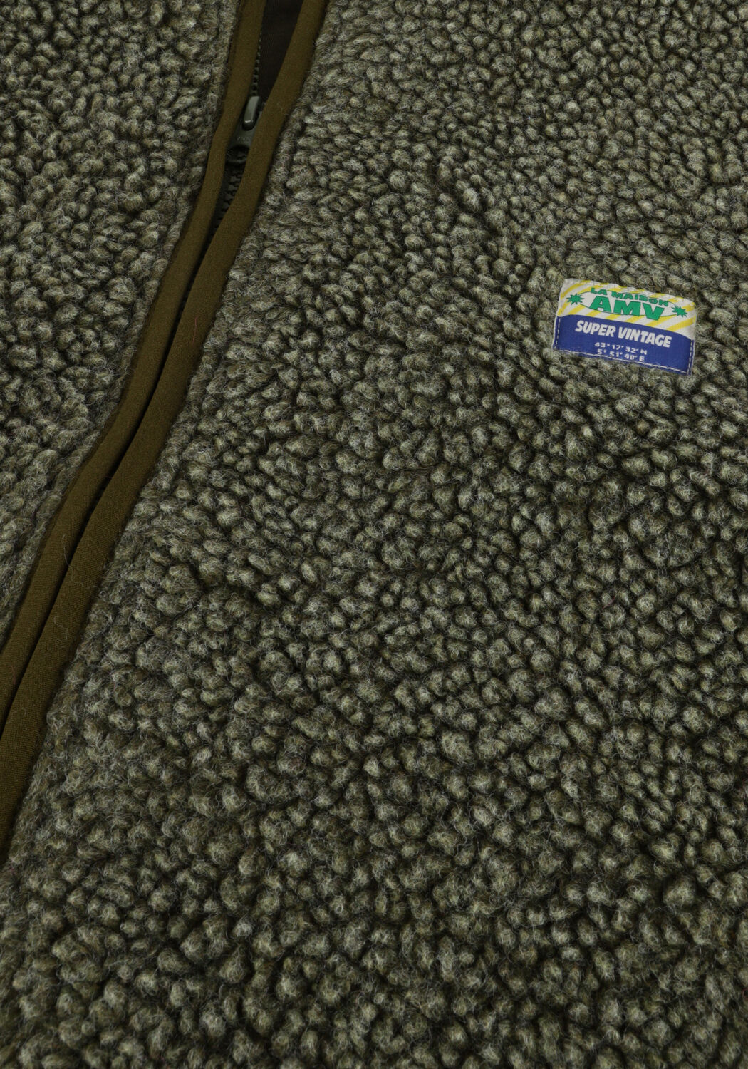 Gr&uuml;ne AMERICAN VINTAGE Strickjacke HOKTOWN ZIP - large