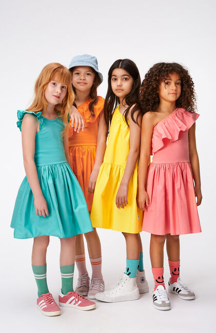 Orangene MOLO Minikleid CHLOEY - large