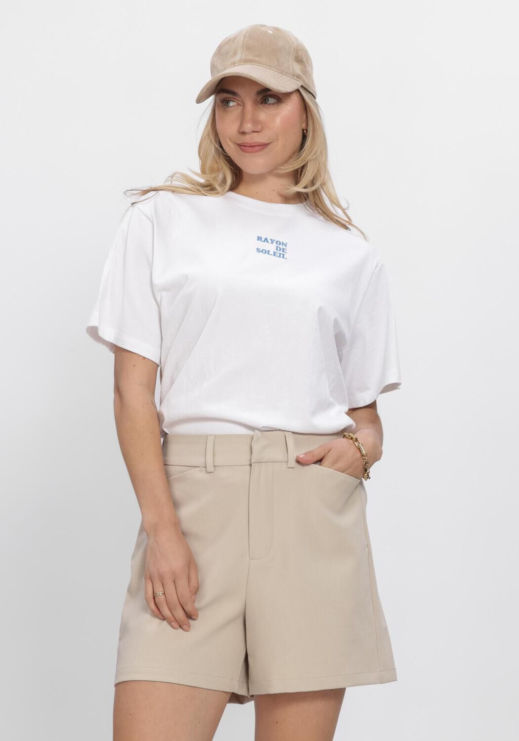 Wei&szlig;e MOVES T-shirt KIANA TEE 4638 - large
