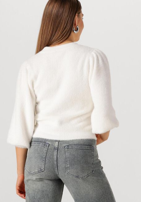 Weiße CATWALK JUNKIE Pullover FUZZY PUFF SLEEVE KNIT - large