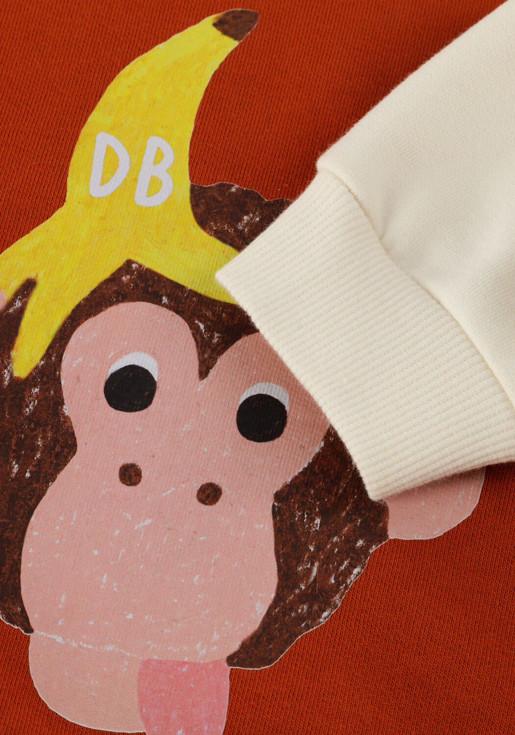 Braune DAILY BRAT Pullover FUNKY KONG SWEATER - large