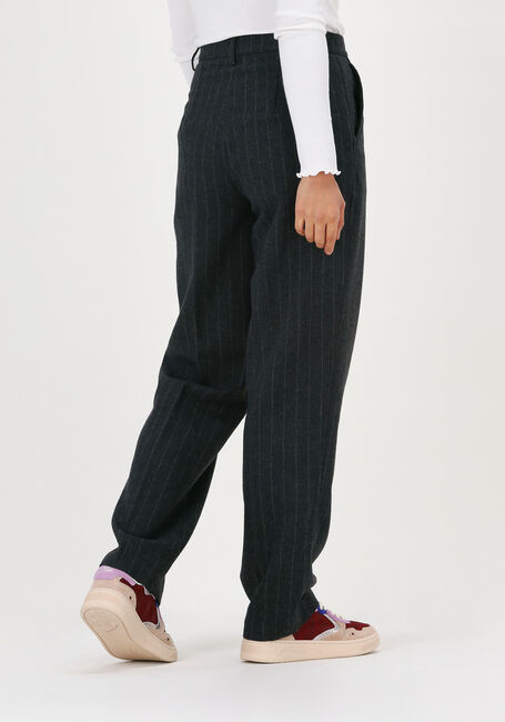 Graue SELECTED FEMME Hose SLFMERCY HW TAPERED WOOL PANT - large