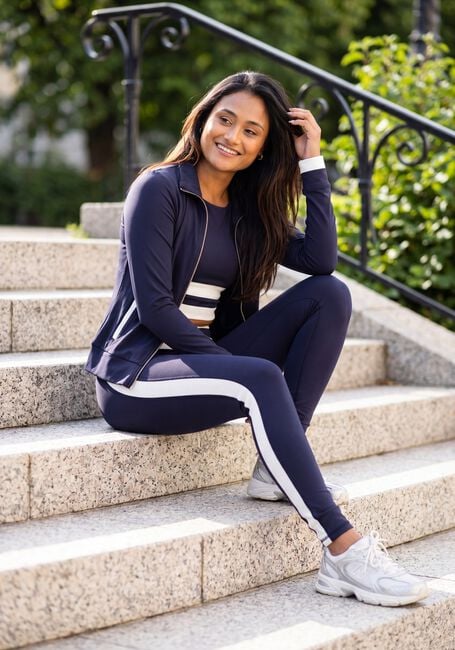 Dunkelblau HOUSE OF GRAVITY Legging STRIPE LEGGINGS - large