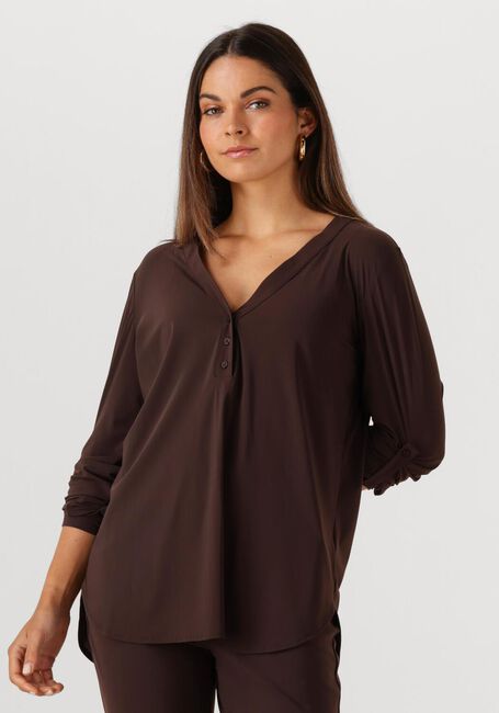 Braune STUDIO ANNELOES Blusen EVI BLOUSE - large