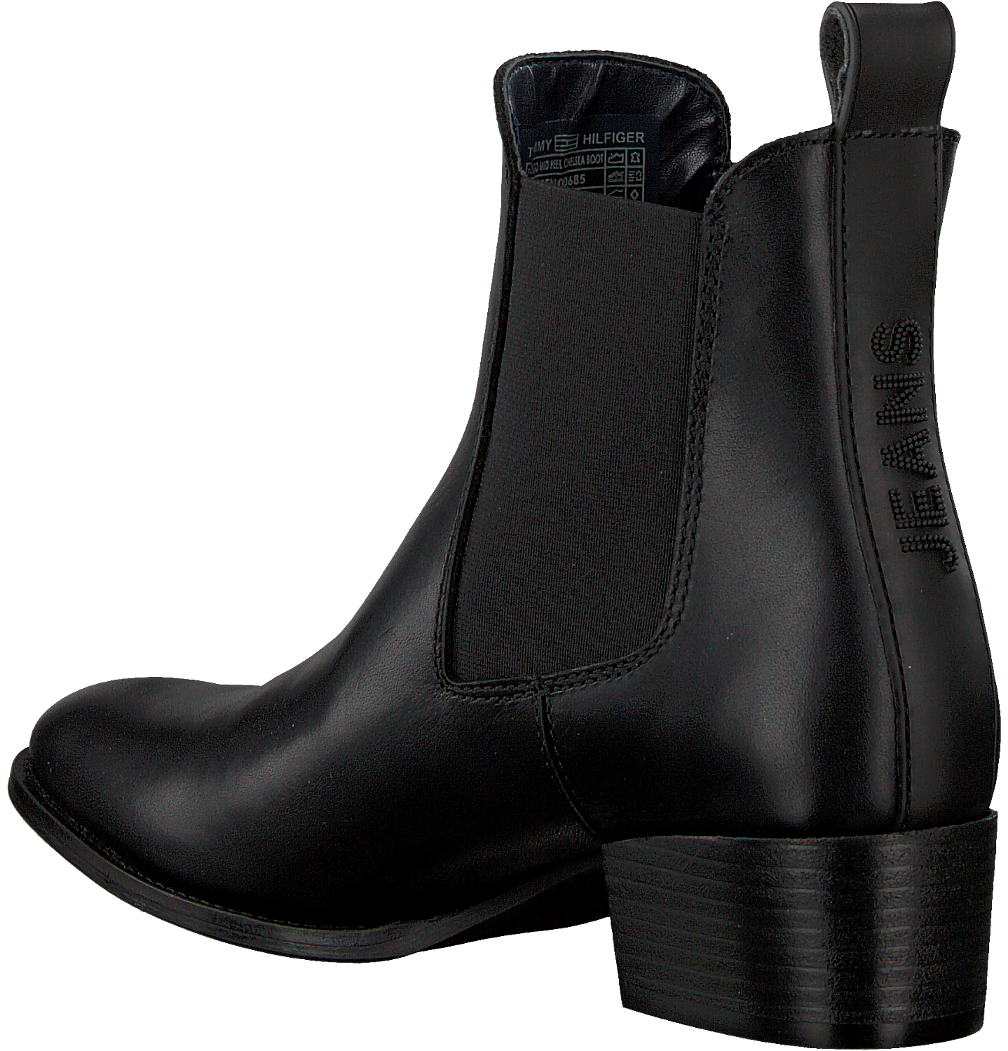 pin logo heeled chelsea boot