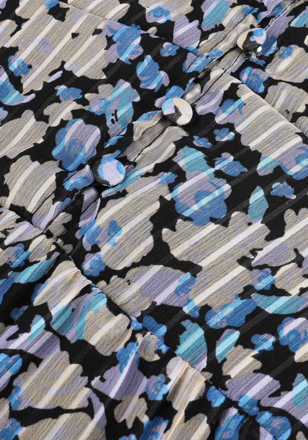 Blaue NEO NOIR Minikleid MITCHELL MOON FLOWER DRESS - large