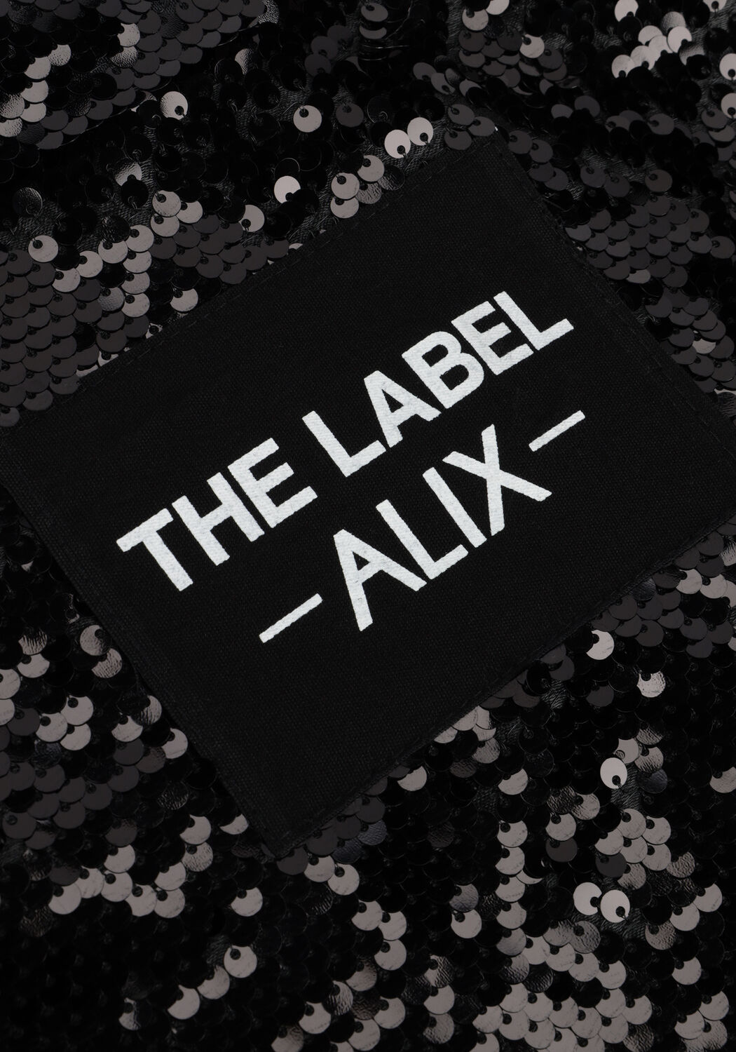 Schwarze ALIX THE LABEL Blazer LADIES WOVEN SEQUIN BLAZER - large