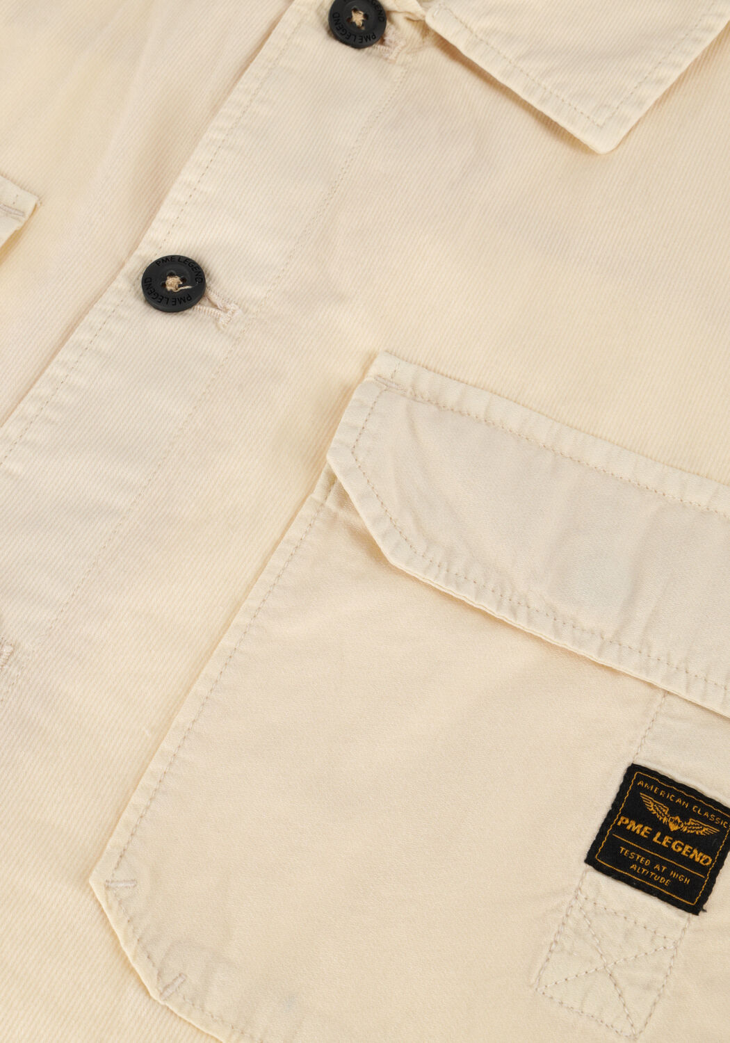 Beige PME LEGEND Casual-Oberhemd SHORT SLEEVE SHIRT CTN  BEDFORD - large