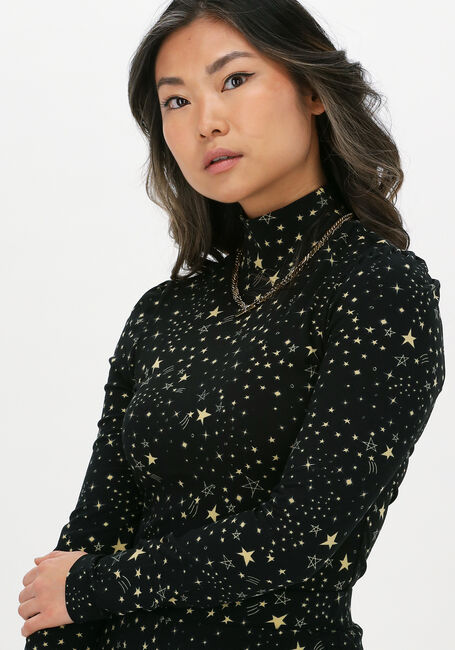 Schwarze COLOURFUL REBEL Top NEYO COSMIC PEACHED TOP - large