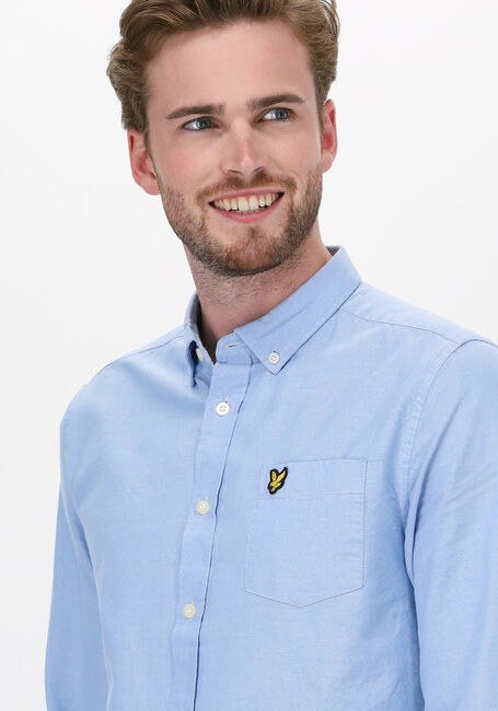 Blaue LYLE & SCOTT Casual-Oberhemd OXFORD SHIRT - large