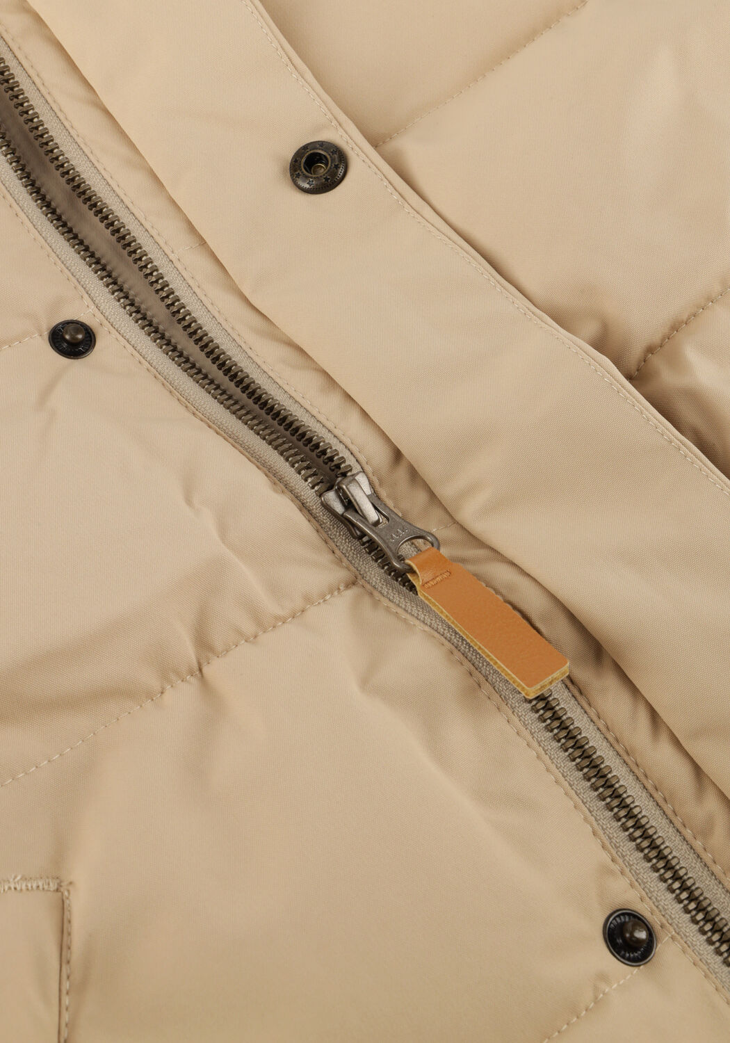 Beige LIL' ATELIER Wattierte Jack NMFLAMEDOW03 PUFFER LONG JKT FO LIL - large