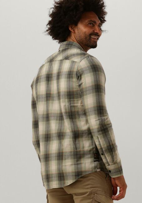 Olive PME LEGEND Casual-Oberhemd LONG SLEEVE SHIRT CTN YD TWILL CHECK - large