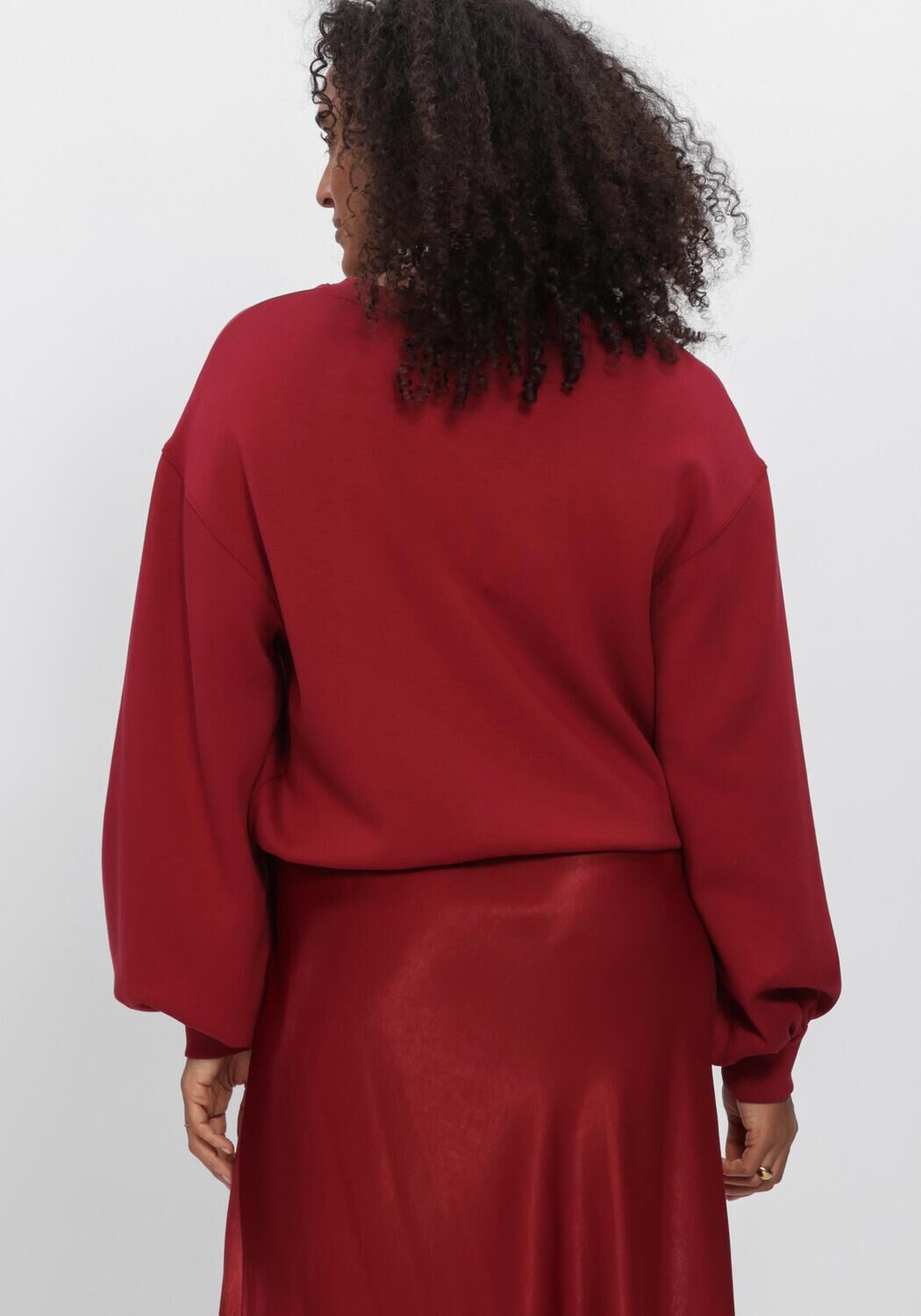 Rote MSCH COPENHAGEN Pullover MSCHBRIONNA IMA Q V SWEATSHIRT - large