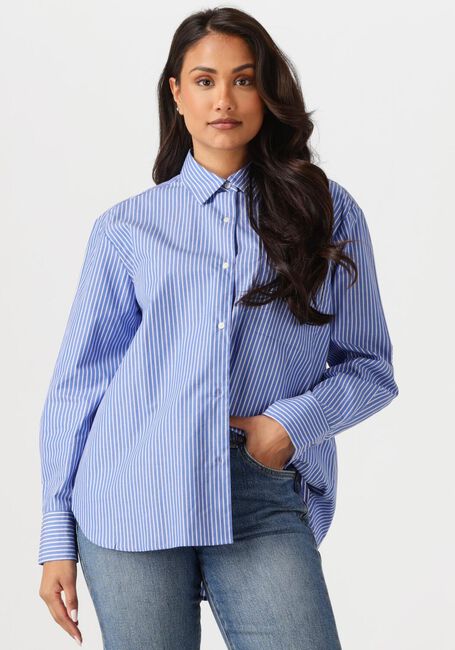 Blaue TOMMY HILFIGER Blusen ESS POPLIN EASY FIT SHIRT - large