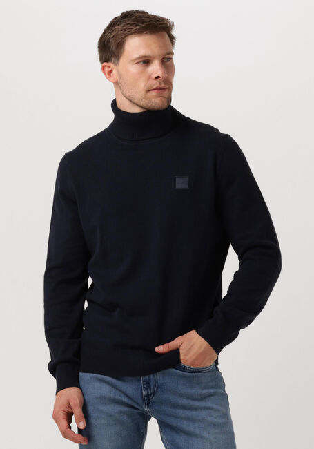 Dunkelblau BOSS ORANGE Rollkragenpullover AKIRO - large