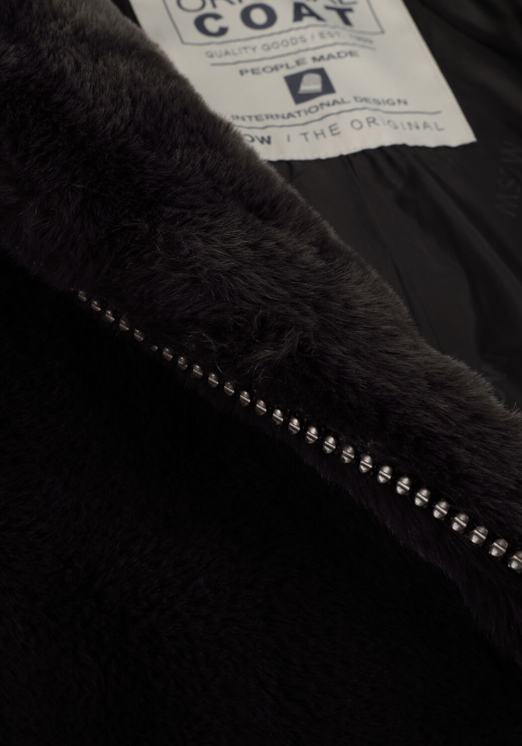 Dunkelgrau MOSCOW Fake-Fur-Jack 08-08-EVELYN-1 - large