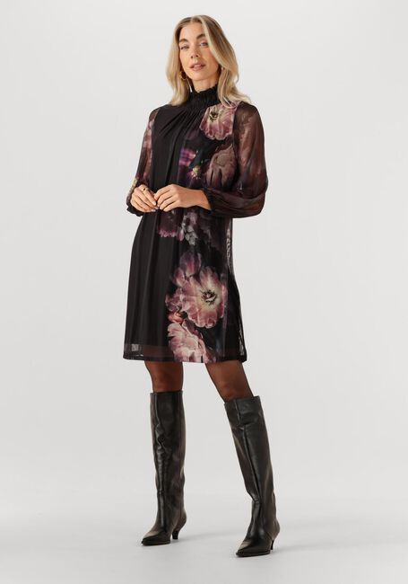 Schwarze ANA ALCAZAR Minikleid DRESS TURTLENECK - large