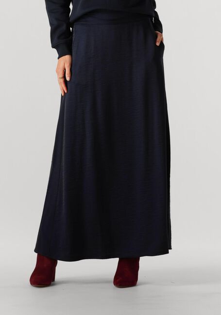 Dunkelblau JANSEN AMSTERDAM Maxirock DAHLIA ROK WS 694 LONG - large