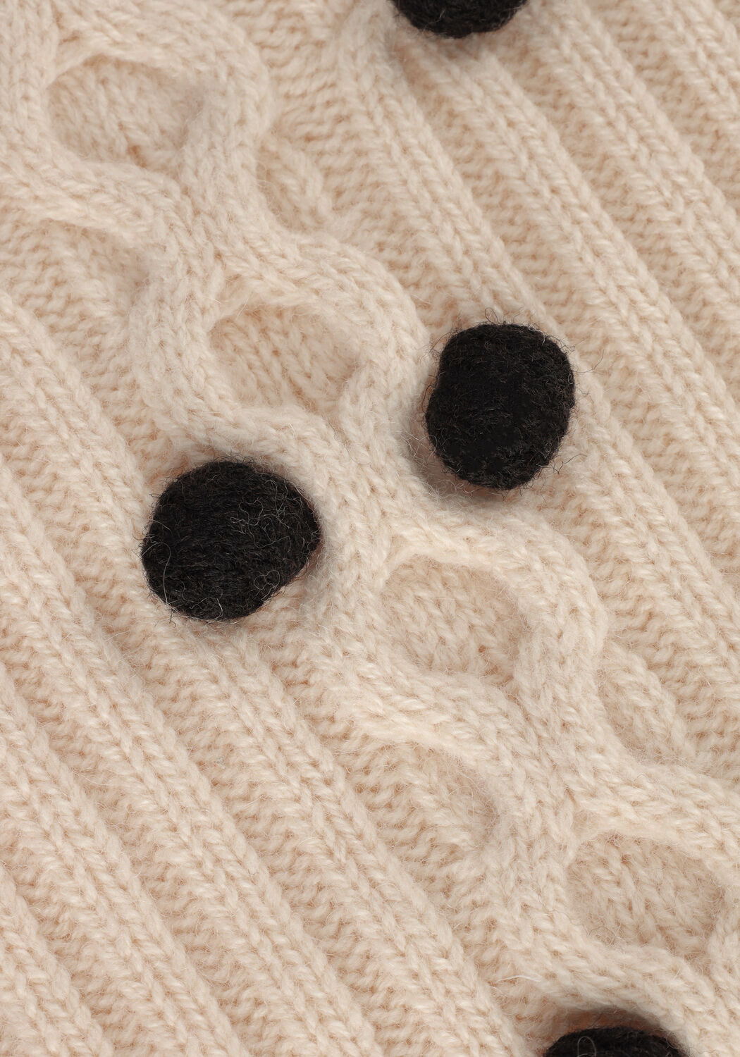 Nicht-gerade weiss SCOTCH & SODA Pullover STITCH AND BOBBLE PLACEMENT WOOL BLEND PULLOVER - large