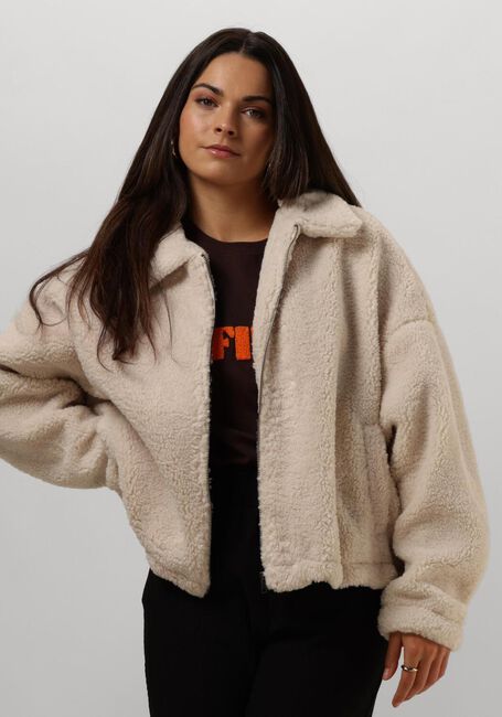 Nicht-gerade weiss REFINED DEPARTMENT Teddy-Jacke LUCY - large