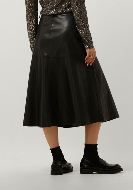 Schwarze BRUUNS BAZAAR Midirock VEGANI IMMA SKIRT - large