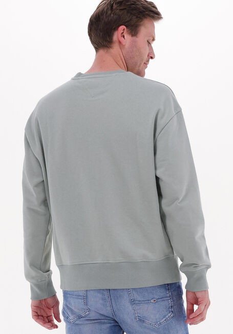 Grüne TOMMY JEANS Sweatshirt TJM TOMMY SIGNATURE CREW - large