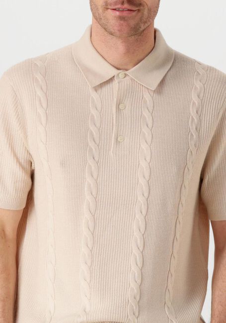 Beige TOMMY HILFIGER Polo-Shirt DC CABLE POLO - large