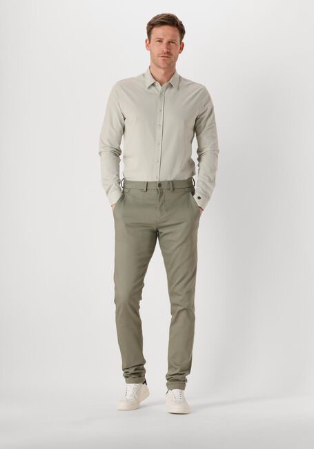 Grüne CAST IRON Casual-Oberhemd LONG SLEEVE SHIRT TEC DOBBY JERSEY STRIPE - large