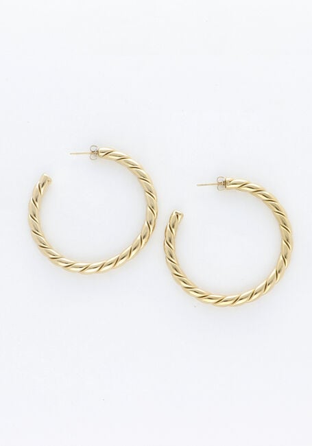 Goldfarbig NOTRE-V Ohrringe X FLORINE - BAILAR HOOPS - large
