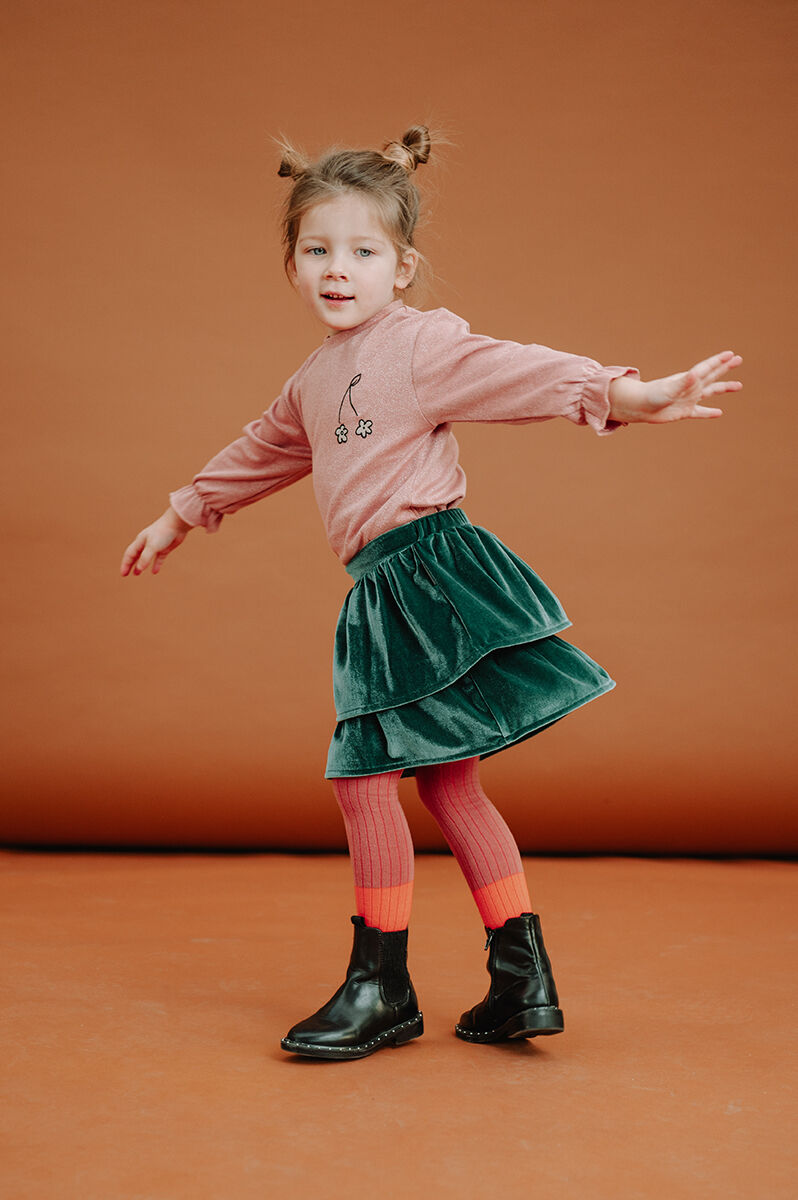 Gr&uuml;ne Sproet & Sprout Minirock SKIRT VELVET - large