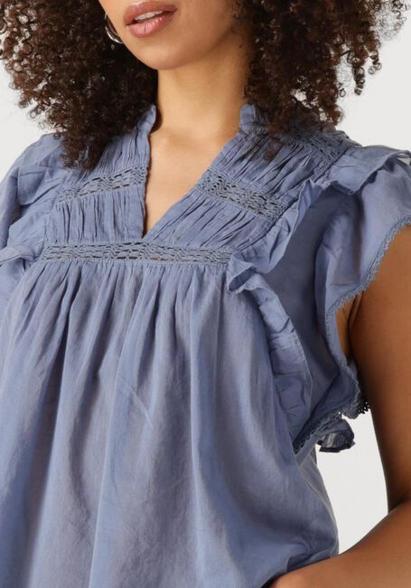Blaue NEO NOIR Blusen JAYLA S VOILE TOP - large