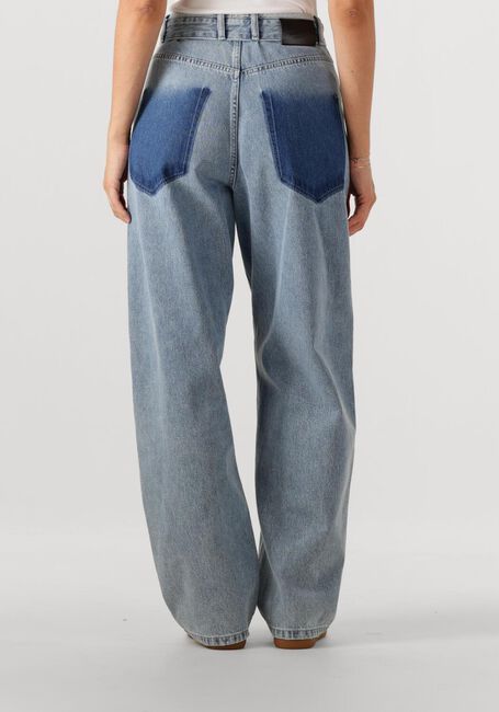 Blaue HAUTE L'AMITIÉ Wide jeans FLIP WAIST POCKET TALL JEANS - large