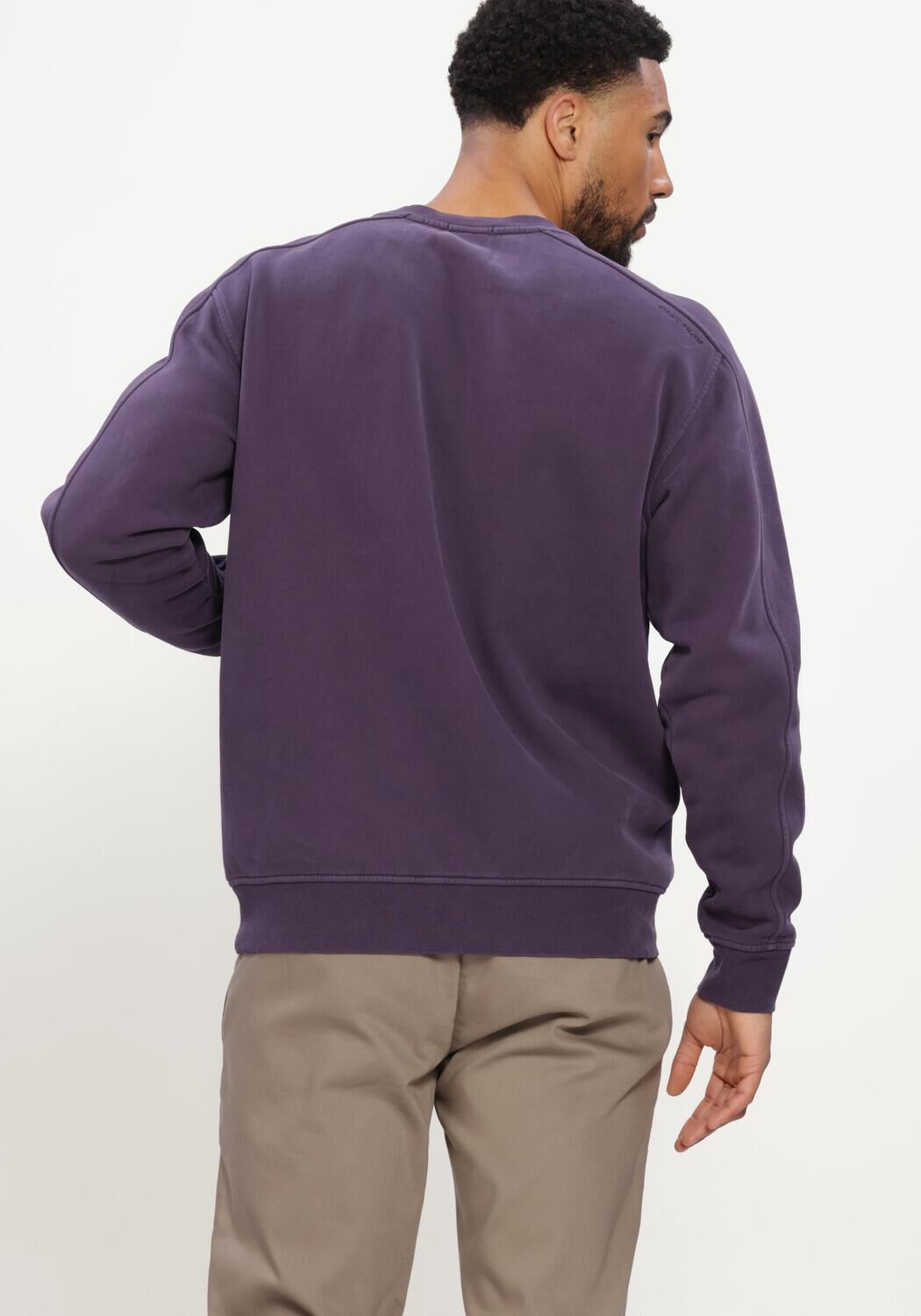 Lilane CAST IRON Pullover CREWNECK RELAXED FIT PEACHED OVERDYED - large